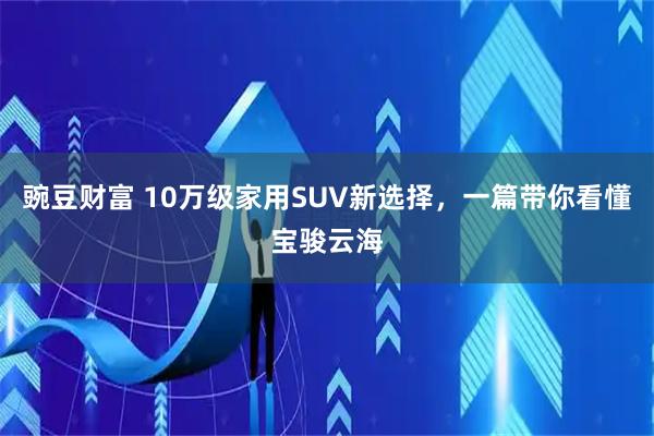 豌豆财富 10万级家用SUV新选择，一篇带你看懂宝骏云海
